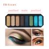 Fit Colors Christmas 8 -color Fingertip Keyboard Eye Shadow Disk Matte Pearl Light Easy Color Eye Shadow Painting