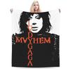 Пледы Lady Gaga Mayhem Велюровые Весна Осень Многофункциональные Легкие Тонкие Пледы для Постельного Белья Путешествий Покрывала