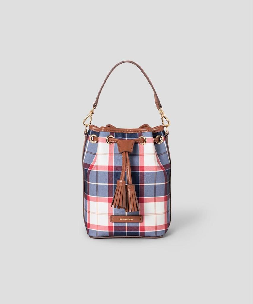Beanpole Accessory Core Check Pvc Drawstring Bag Red