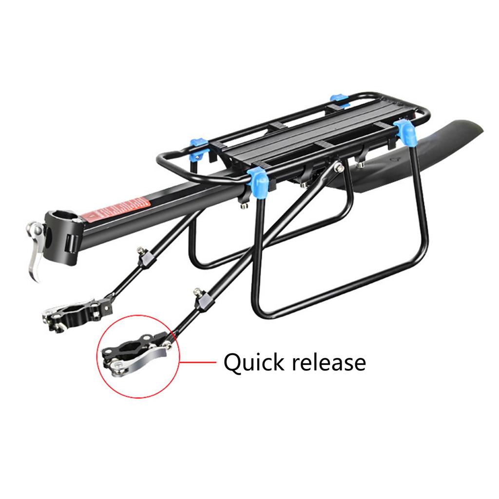 20-29 Inch Bicycles Bike Luggage Cargo Rear Rack Aluminum Alloy Shelf Saddle Bags Holder Stand Support With Mount Tools