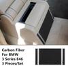 Carbon Fiber Stickers Air Outlet Air Conditioner Vents Modification Cover Trim Strips For BMW 3 Series E46 Car Inner