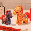 Horse Doll 2026 Year of The Horse Plush Toy Auspicious Blessings Good Luck Symbol Desktop Ornament Gift for New Year