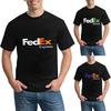 FedEx Унисекс Модная футболка с коротким рукавом и круглым вырезом Графические футболки Повседневная для мужчин Забавные блузки Хлопок Рабочая одежда Подарки