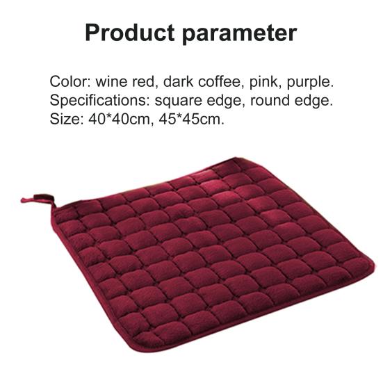 Подушка сиденья, однотонная завязка на полиэстере, противоскользящая подушка для стула 40 см/45 см для столовой