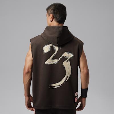 Men's Jordan As M J Sweatshirts Men's Brown Hooded (Non-detachable) Moderate