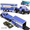 1:64 Контейнеровоз Scania Американский Контейнеровоз Металлическая Литая Модель Машины Mini GT Модели Транспортных Средств Миниатюрные Машинки День Рождения