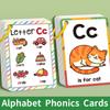 A-Z Cards English Alphabet Cards 26 Letters Montessori Learning Cards  Home Learning