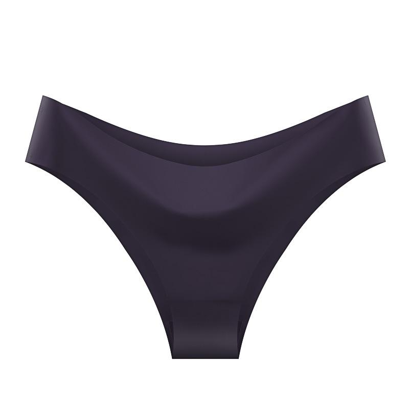 Бесшовные трусы-бикини из ледяного шелка для европейских и американских женщин