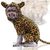 Новогодние одежда для собак, кошек, товары для питомцев, осенне-зимняя четырехлапая одежда с хлопковой подкладкой, одежда-трансформация с мультяшным принтом,