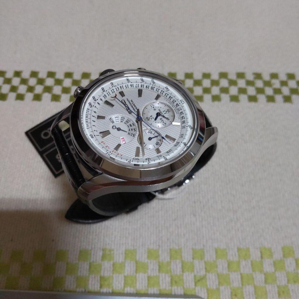 [USED] Seiko overseas model chronograph with genuine D-buckle. Shipping included!
