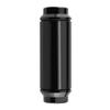 Universal Aluminum 44mm Car Inline Oil Fuel Filter With AN6 AN8 Adapter Fittings Black
