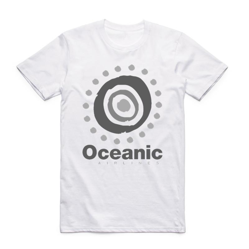 2026 Summer Fashion Oceanic Airlines Men T Shirt Tall Novelty Print O Neck T-shirt Cool Short Sleeve Men's Clothing