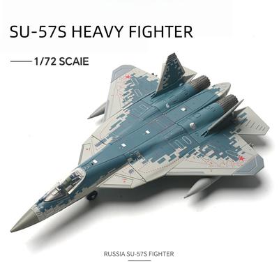 1:72 Российский истребитель Су-57С Модель Креативная Военная Серия Строительные Блоки Домашний Декор Собранные Игрушки Для Мальчиков Рождественские Подарки