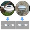 1 Pack LED Solar Light Outdoor Farm Waterproof Gutter Wall Light Path Light for Driveway Garden Fence Decorative Lighting