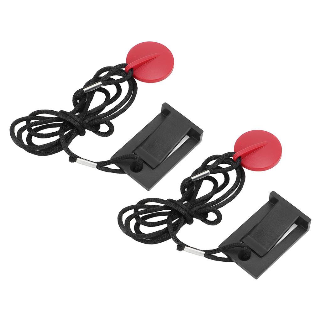 2 шт. Универсальный магнитный ключ безопасности для беговой дорожки, компактный, простой в эксплуатации ключ безопасности для беговых дорожек