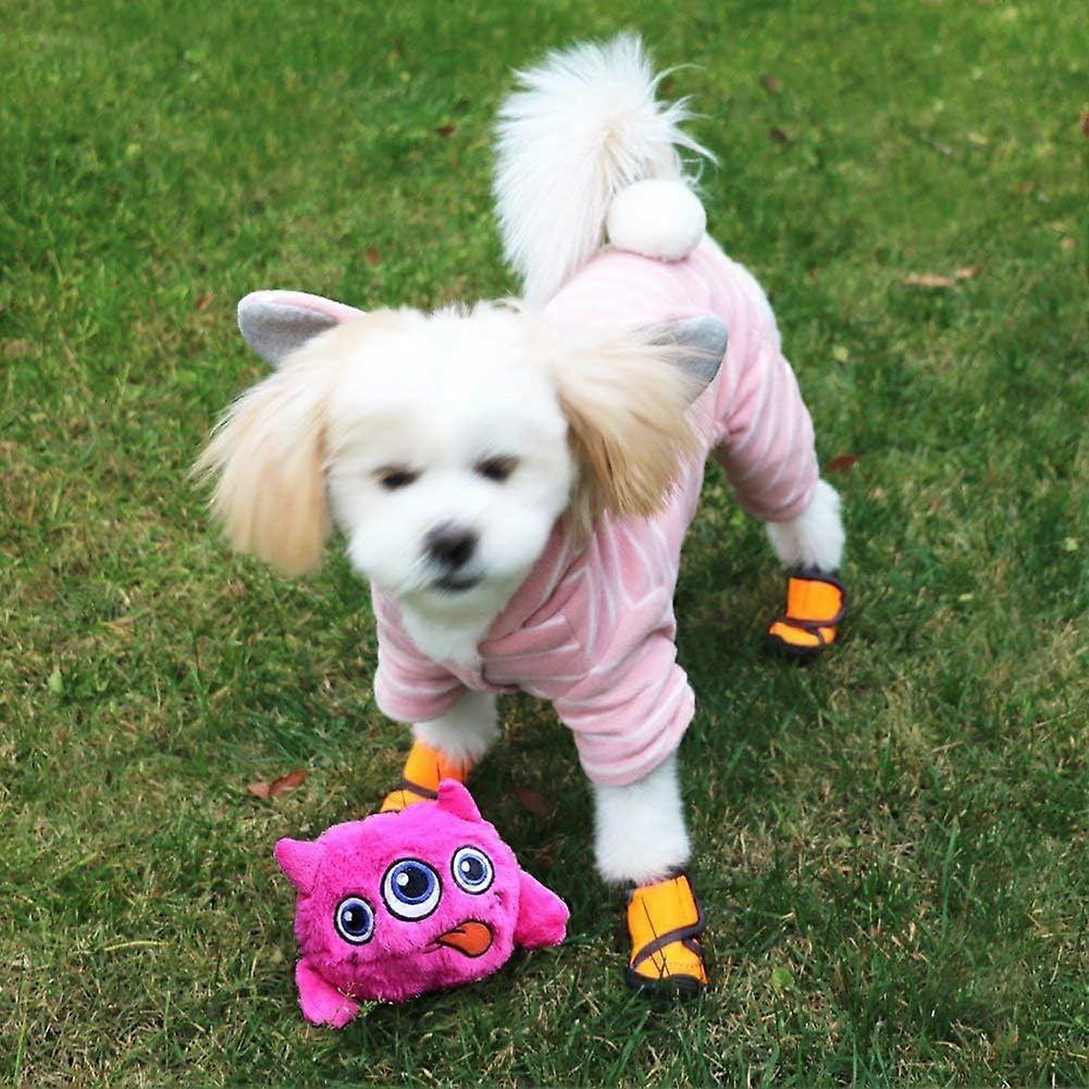 SCSYV Interactive Dog Toy Bouncing Giggle Ball Sound Monster Plush Puppy Toy Squeak Vibration Vibration Automatic Mobile GST Dog Safe Electronic Elect