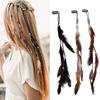 Comb Headdress Novelty Hairclips Hippie Headpieces Feather Hair Rope Headband Headwear ARI