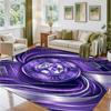 Austria Wien FC Design Crystal Velvet Rug Soft Decorative Mat for Bedroom Entrance