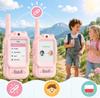 [PACZA] 2x walkie-talkie with video camera wi-fi walkie talkie Pink Z3500