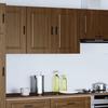 VidaXL Porto Wall-Mounted Kitchen Cabinet Brown Oak Engineered Wood, Kitchen Wall Unit, Cabinet for Kitchen Wall, 854074