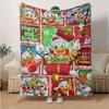 1pc. Disney Christmas Theme Blanket, Festive Home Decor, Office Throw, Outdoor Picnic Rug, Gift for Kids and Adults