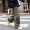 Мужские брюки Широкие брюки Летняя модная одежда Повседневная вельветовая свободная хип-хоп уличная одежда Большие размеры Брюки прямые
