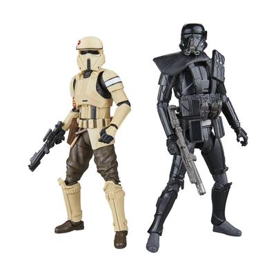 Hasbro Звездные войны Серия Black Штурмовик береговой охраны и Смерть Изгой: Звездные войны. История Премиум-коллекция 15 см Фигурка аутентичный штурмовик, один набор из 2 фигурок