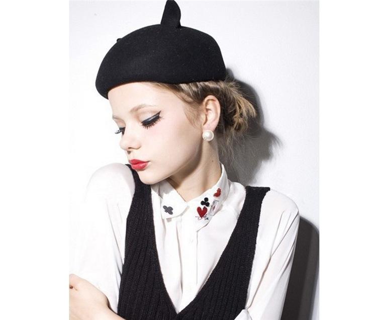 Японский металлический набор брошей для покера Харадзюку: Набор из восьми булавок для воротника и лацкана