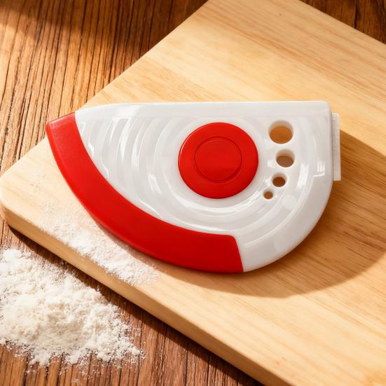 Гибкий силиконовый скребок для миски 5-в-1, резак для теста и стриппер для трав, кухонный инструмент для выпечки с измерительными отметками