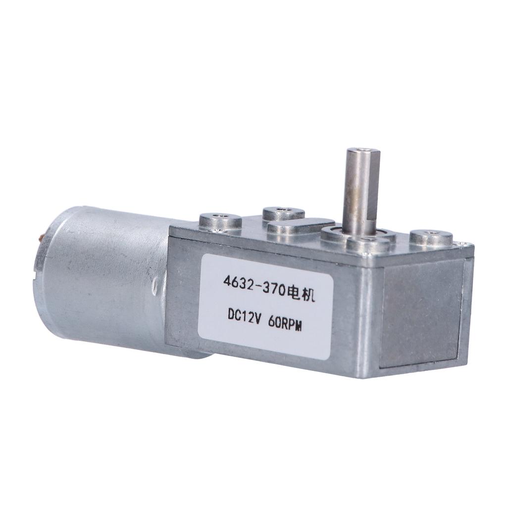 Турбинный червячный мотор Турбо редуктор Редукционный вал Оборудование 60 об/мин DC12V 4632370