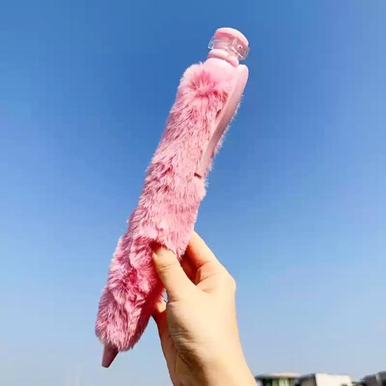 Гигантские плюшевые ручки-кликеры, пушистые шариковые ручки для нажатия, забавные ручки для вечеринок