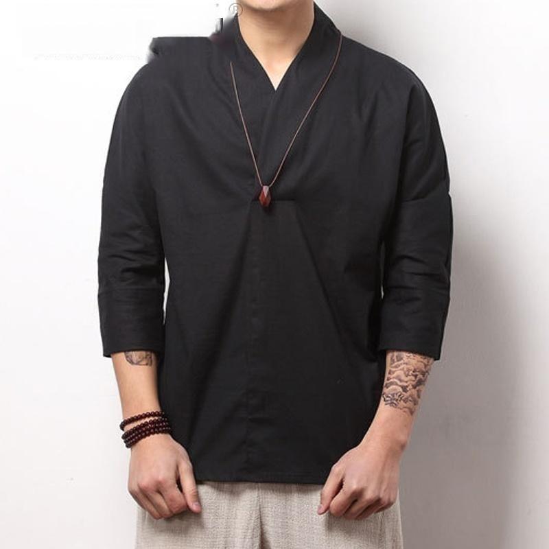 Мужской Кардиган Кимоно Традиционная Мода Японская Одежда Самурая Streetwear Юката Мужская Рубашка Хаори Мужское Кимоно Пальто