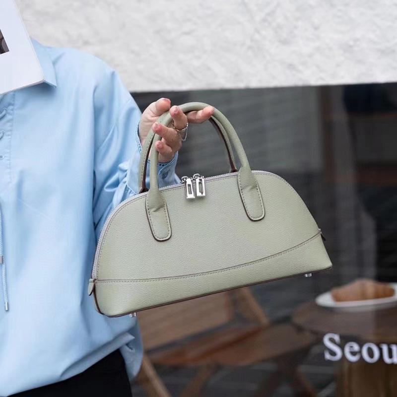 Women's Genuine Leather Shoulder Bag Crossbody Bag Large Capacity Handbag Versatile Fashion Purse for Commute Travel 2-in-1 Tote