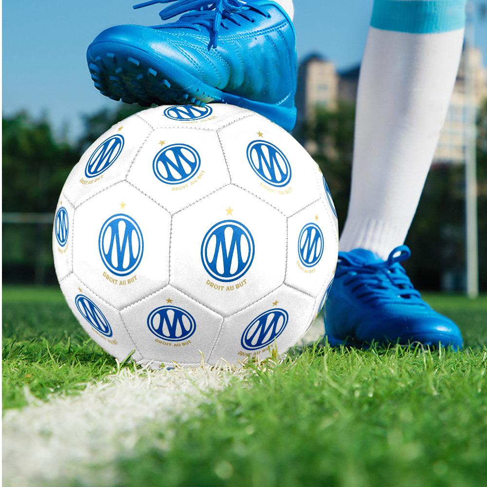 Olympique Marseille Theme Size 5 Match Soccer Ball Professional Outdoor Football Soft Touch Training Ball