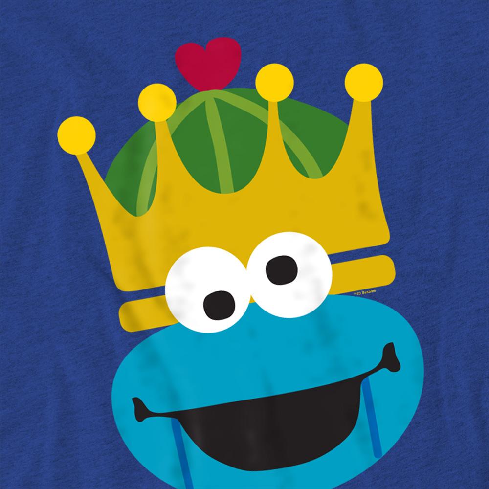 Sesame Street Unisex Adult Cookie Monster Nutcracker Christmas T-Shirt
