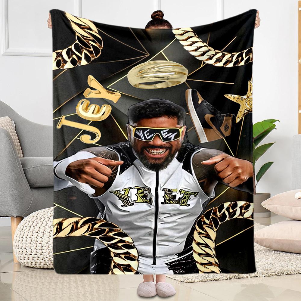 Yeet Jey Uso3 Blankets are suitable for living rooms,making them an ideal choice for outdoor travel and gifts.