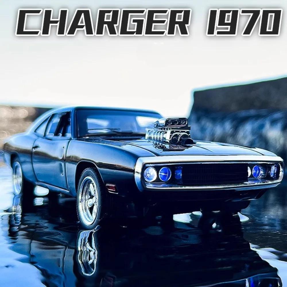 Модели машинок Charger Challenger Масштаб 1/32 Игрушки Литье под давлением из сплава Мышечные спортивные автомобили Классические транспортные средства Модели Kds Подарки для детей
