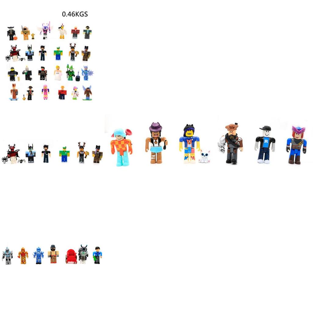 Разнообразная коллекция из 24 фигурок персонажей игр Roblox. Восхитительный подарок для детей