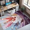 Mighty Morphin Power Rangers Pattern Rug, Indoor/Outdoor Mat, for Picnic, Gameroom, Bedroom, Office, Living Room, Home Decor Carpet, Birthday Gift