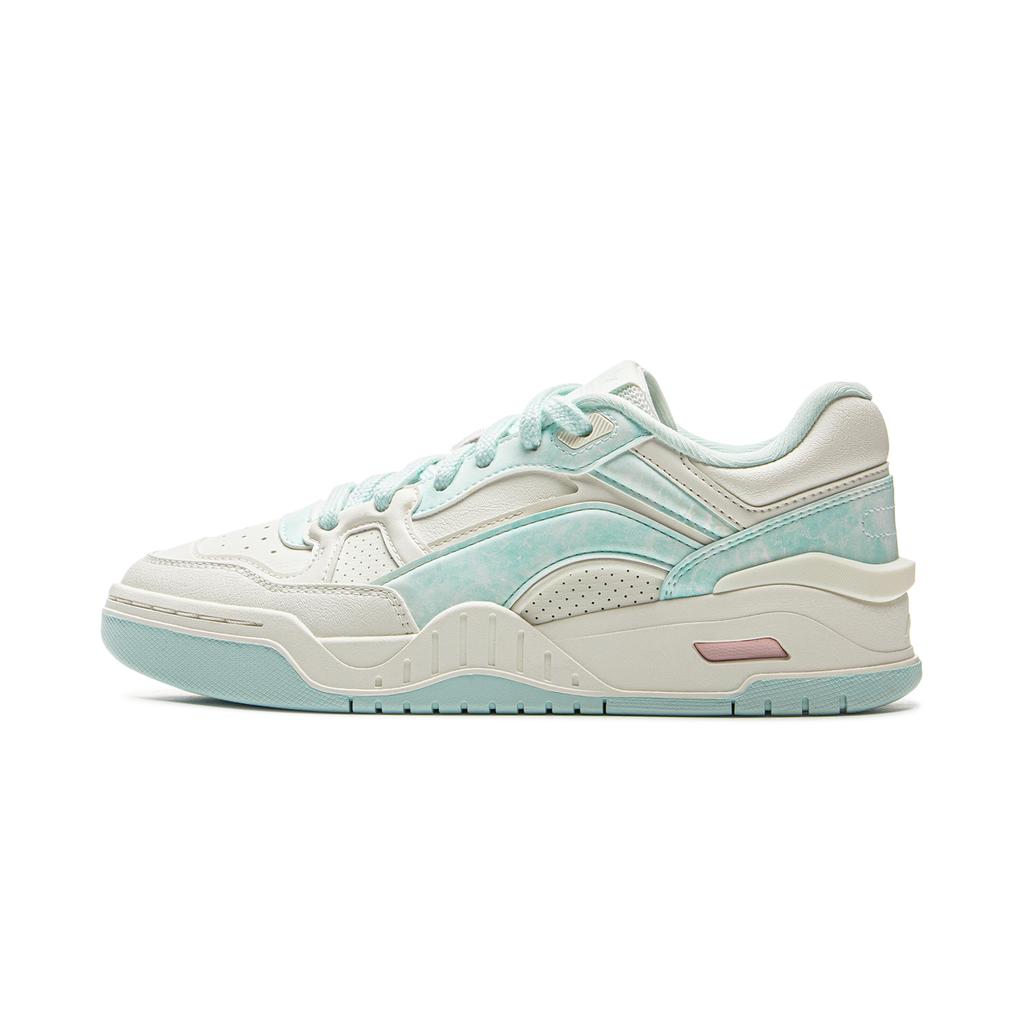 Li Ning Moon White 2.0 Противоскользящая Амортизация Устойчивая к истиранию Дышащая Низкие Кеды для Скейтборда Женские AGCU276-12