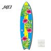 Tropical Beach Vibes Decor Hawaiian Surfboard Wall Art, Wooden Sign, Summer Aloha Theme Hanging Plaque for Living Room Kids Room, Coastal Ocean Themed