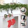 Fireplace Garland Hanger 2 Pieces Fireplace Stocking Hanger Christmas Decoration Adjustable Hooks For Retail Store Display