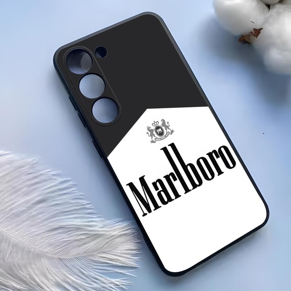 Чехол для телефона Cigarette-M-Marlboross для Samsung S25 Ultra S24 S23 S22 S21 S20 Plus Fe Galaxy A54 A53 A34 A25 Силиконовый чехол