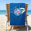 Пляжное полотенце с принтом эмблемы клуба Bahia Fc, Супермягкая микрофибра, Идеальный подарок на день рождения, для бассейна, пляжа, путешествий, для семьи и друзей