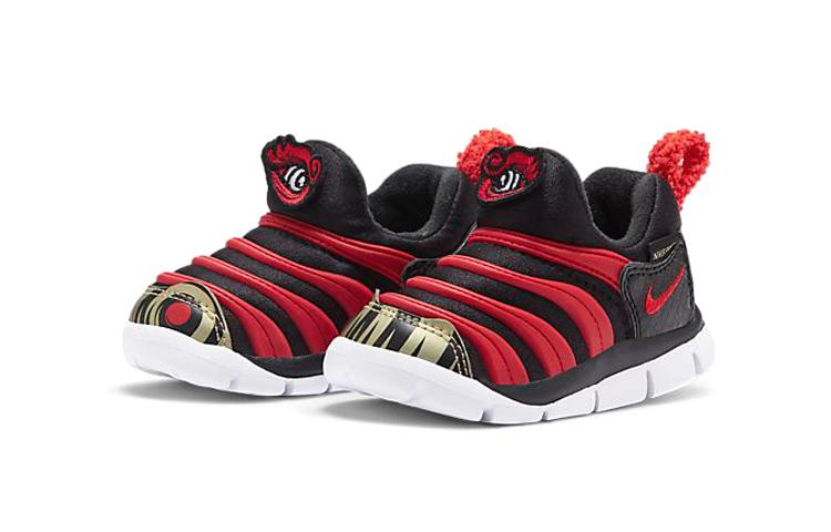 Nike Кроссовки Dynamo Free Low top для малышей Черно-красные Младенческие и детские DC8318-001