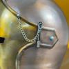 Medieval Barbute Helmet Two Tone Copper and Yellow 18G Steel Handmade Knight Armor