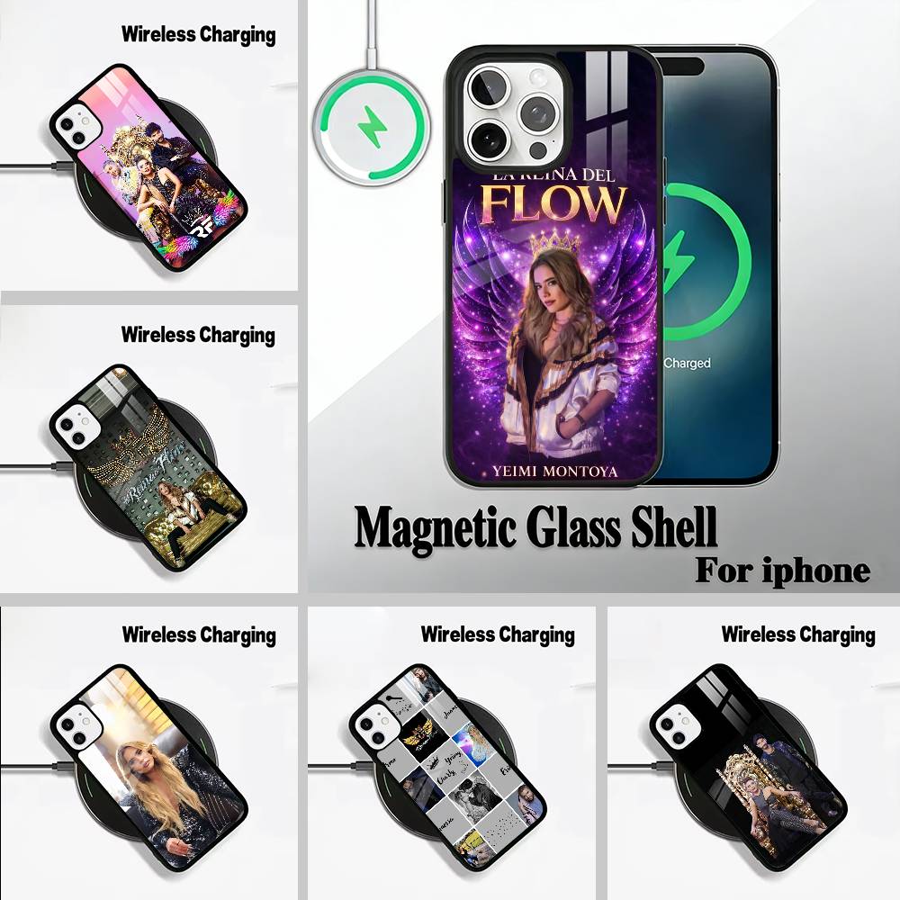 Q-Queen of Flow -La Reina D-Del Flow For IPhone17 16 15 14 13 12 11 Plus Pro Max Plus Wireless Charger Phone Case