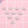 10Pcs/Set Alloy  Small Crown Charms Pendant Diy Craft Jewelry Making