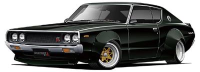 Серия моделей Fujimi 136 Skyline 2000 Рабочая спецификация 1/24 Inch-Up №. ГТ-Р (KPGC110) ИД-136
