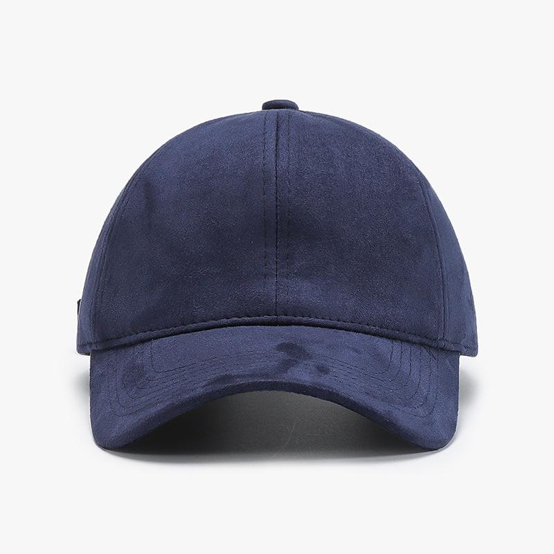 New Fashion Unisex Autumn Winter Blank Suede Baseball Cap Dad Hat Gorras Custom Logo Sports Caps
